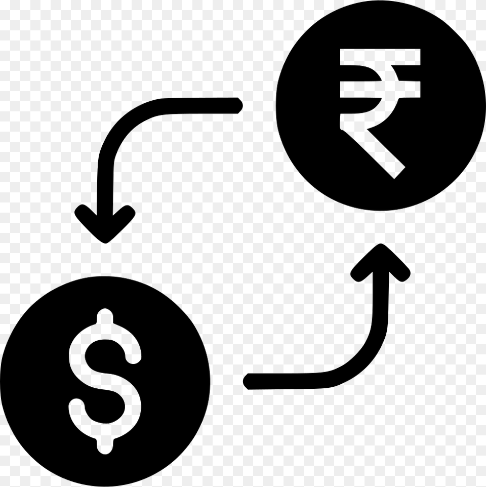 Money Exchange Currency Conversion Indian Rupee Dollar Rupee And Dollar Icon, Number, Symbol, Text Png Image