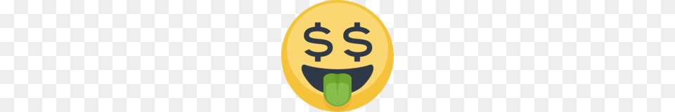 Money Face Emoji Image, Symbol, Text Free Png Download
