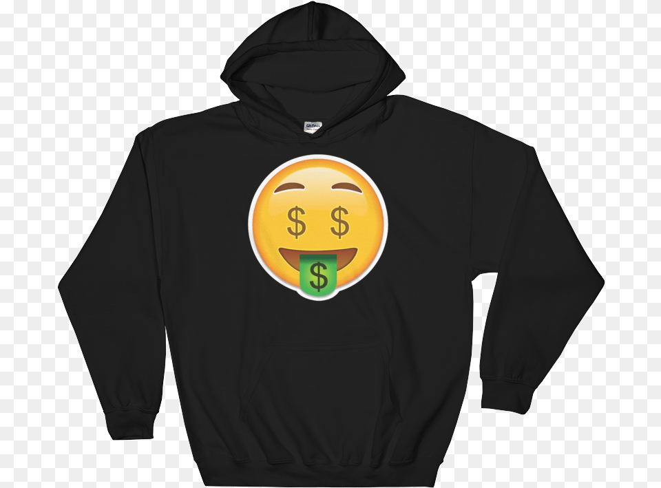 Money Face Just Emoji Men39s Lyrical Lemonade Hoodie, Clothing, Knitwear, Sweater, Sweatshirt Free Png Download