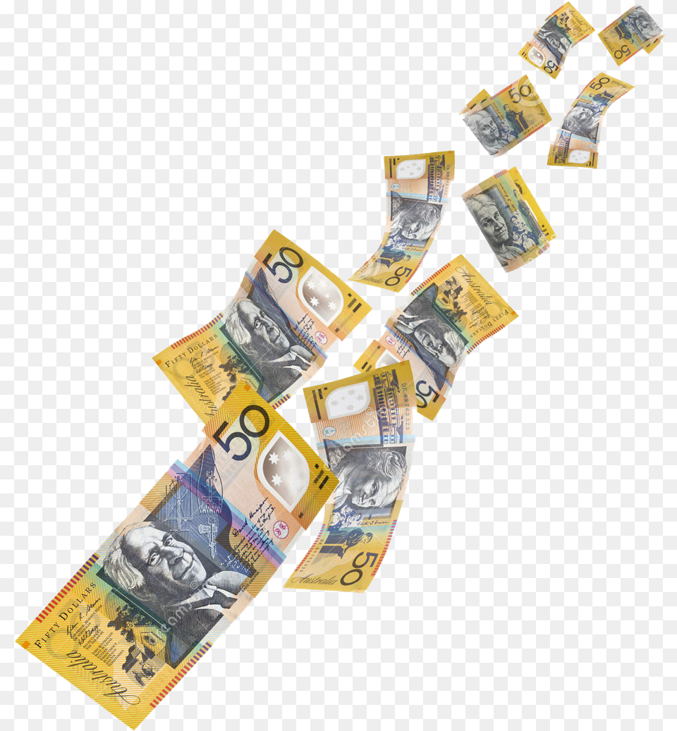 Money Falling Australian Dollars New, Person, Adult, Male, Man Free Transparent Png