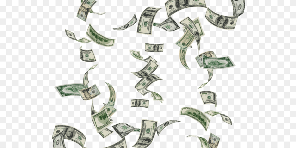 Money Falling Transparent, Dollar, Person, Adult, Female Png