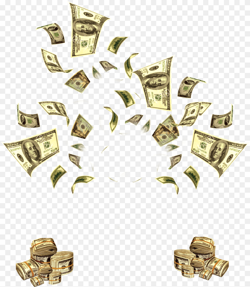 Money Flying Cash Clip Art, Dollar, Person, Face, Head Free Png Download