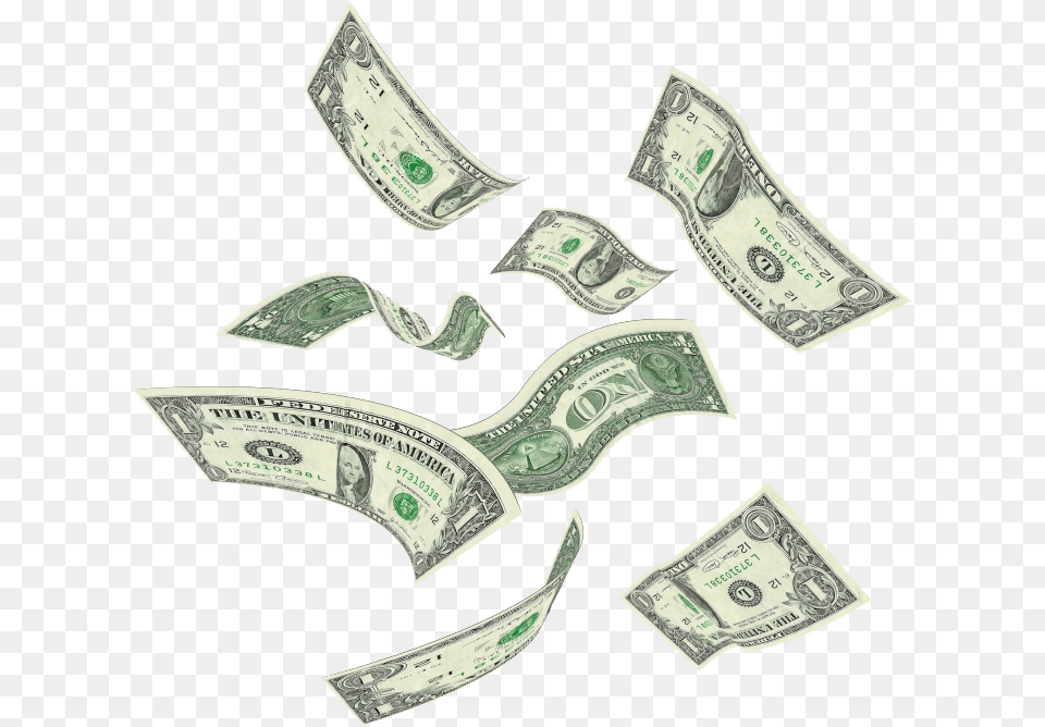 Money Flying Dollars Dollar, Person Free Transparent Png