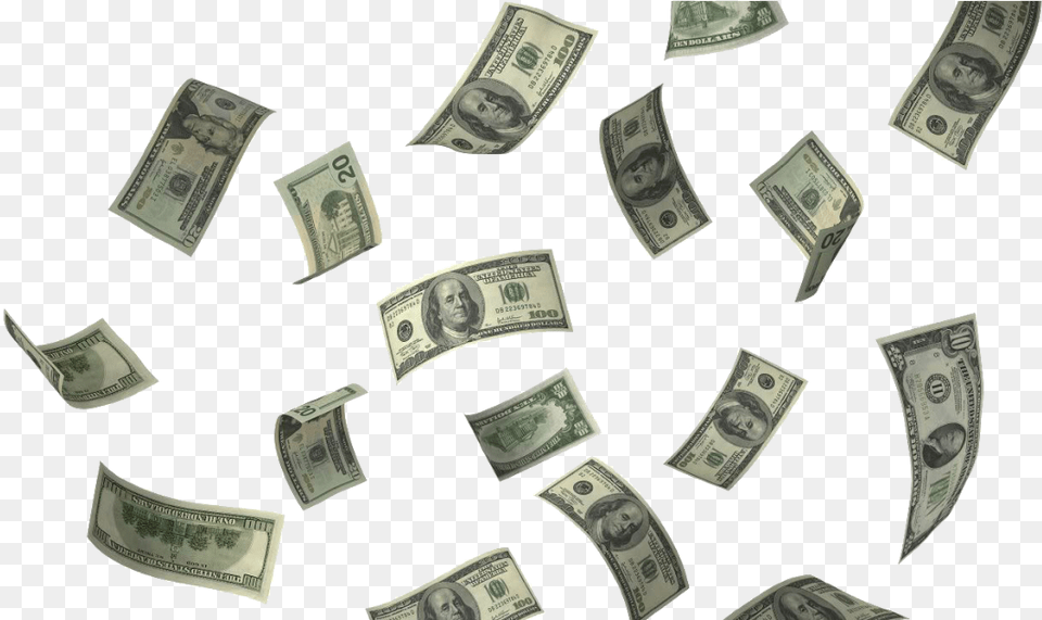 Money Flying In The Air, Dollar, Person, Face, Head Free Transparent Png