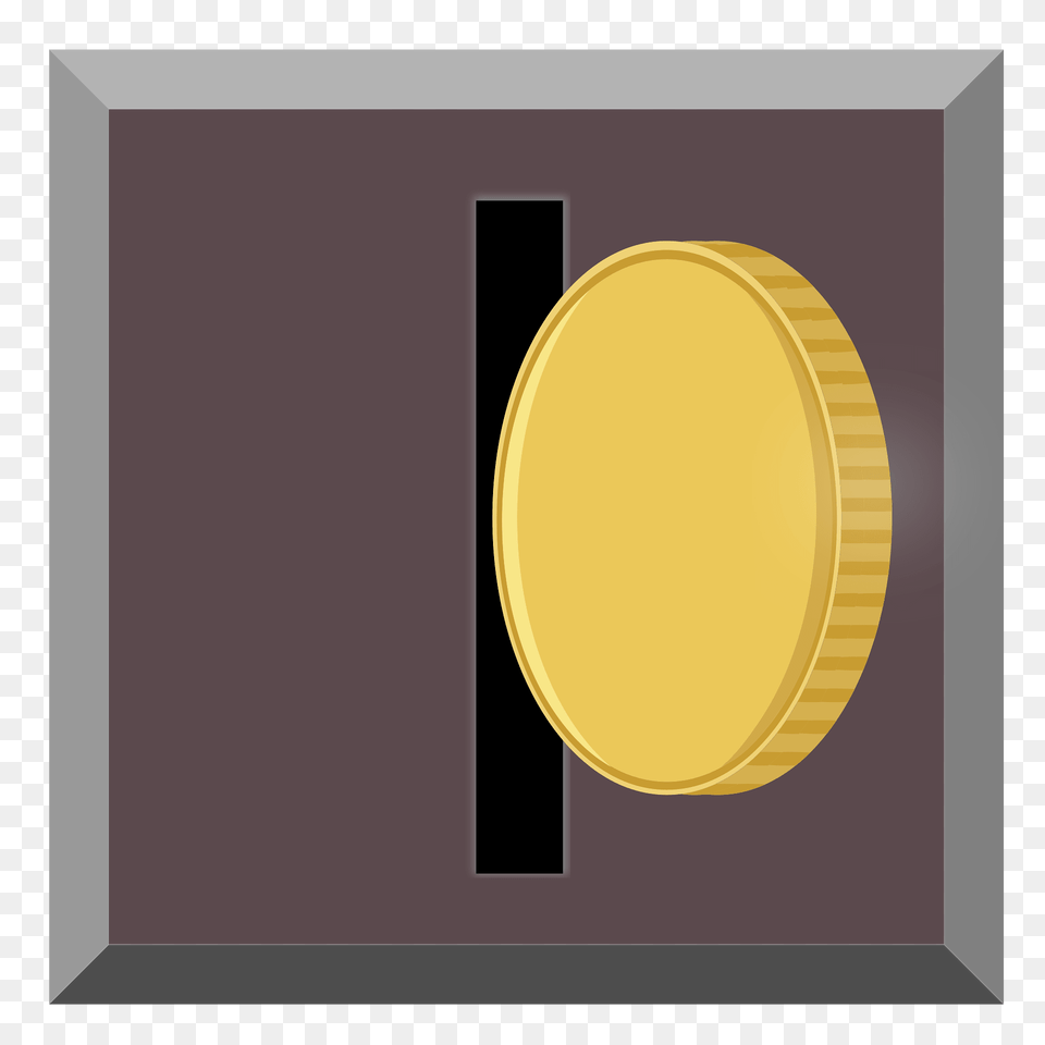 Money Going Into The Slot Clipart, Gold Png