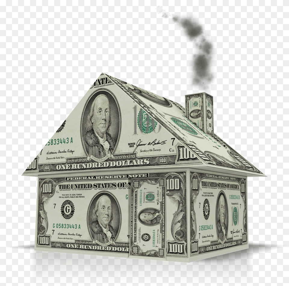 Money House Home Finance Clip Art Transparent Money House, Adult, Wedding, Person, Female Free Png Download