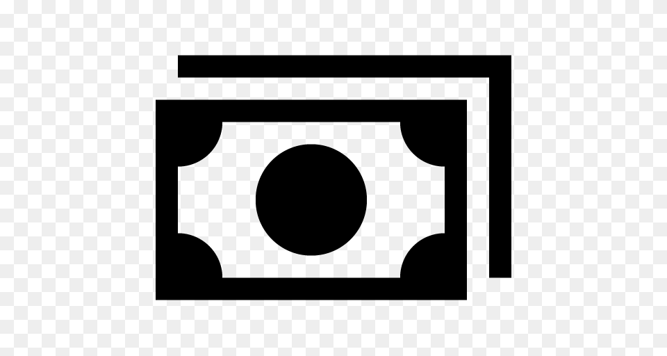 Money Icon, Gray Free Png Download