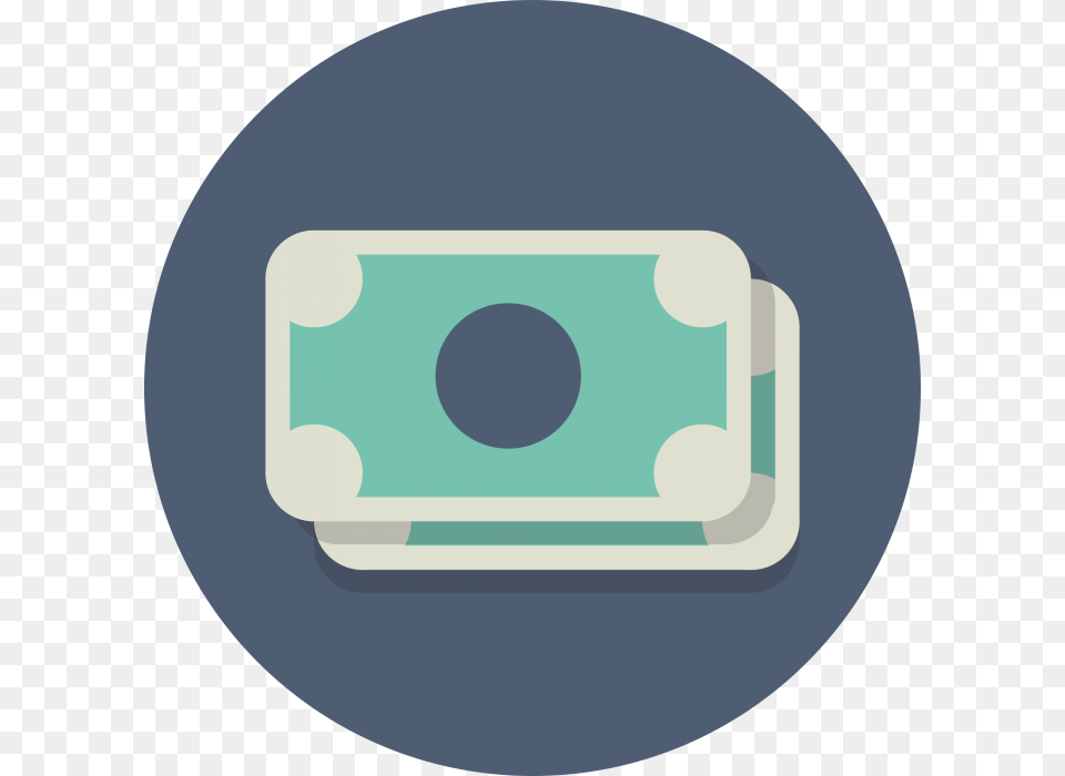 Money Icon Circle, Electronics, Disk Free Png Download