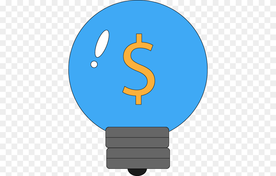 Money Idea Icon, Light, Disk, Lightbulb, Text Png