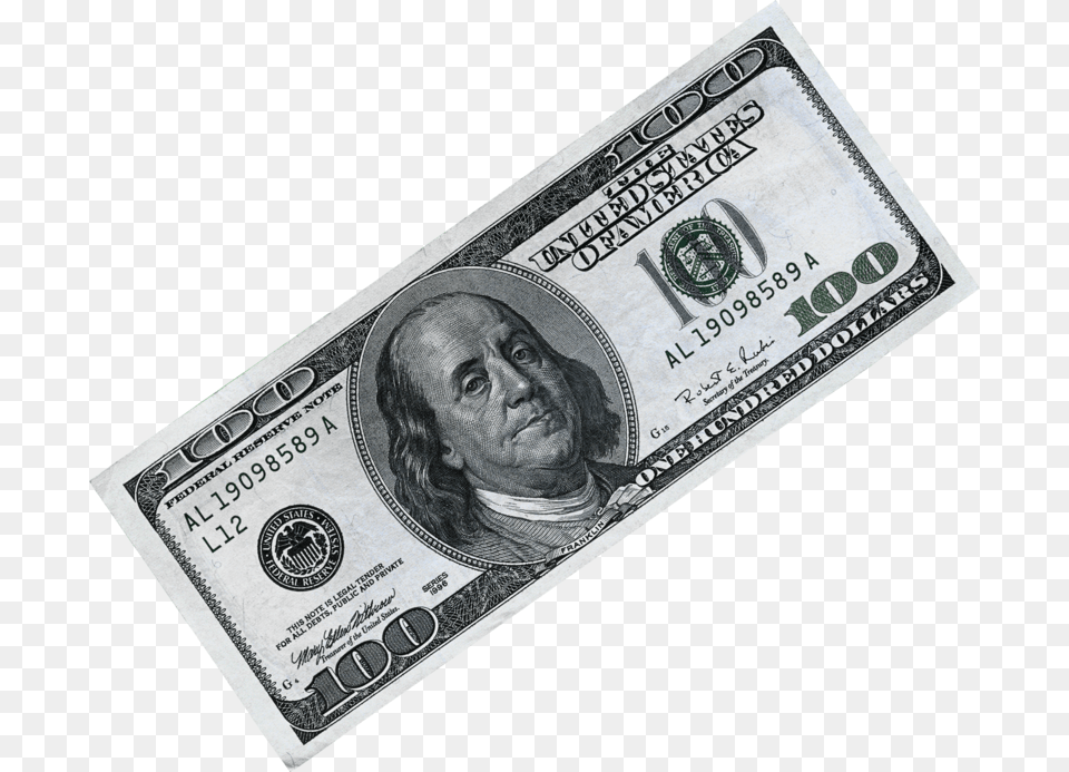 Money Image Hundred Dollar Bill, Adult, Male, Man, Person Free Png