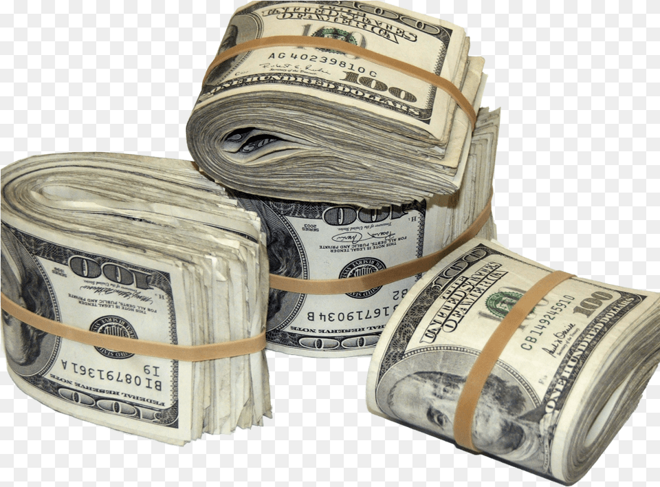 Money Image With Background Fat Stacks Of Money, Dollar Free Transparent Png