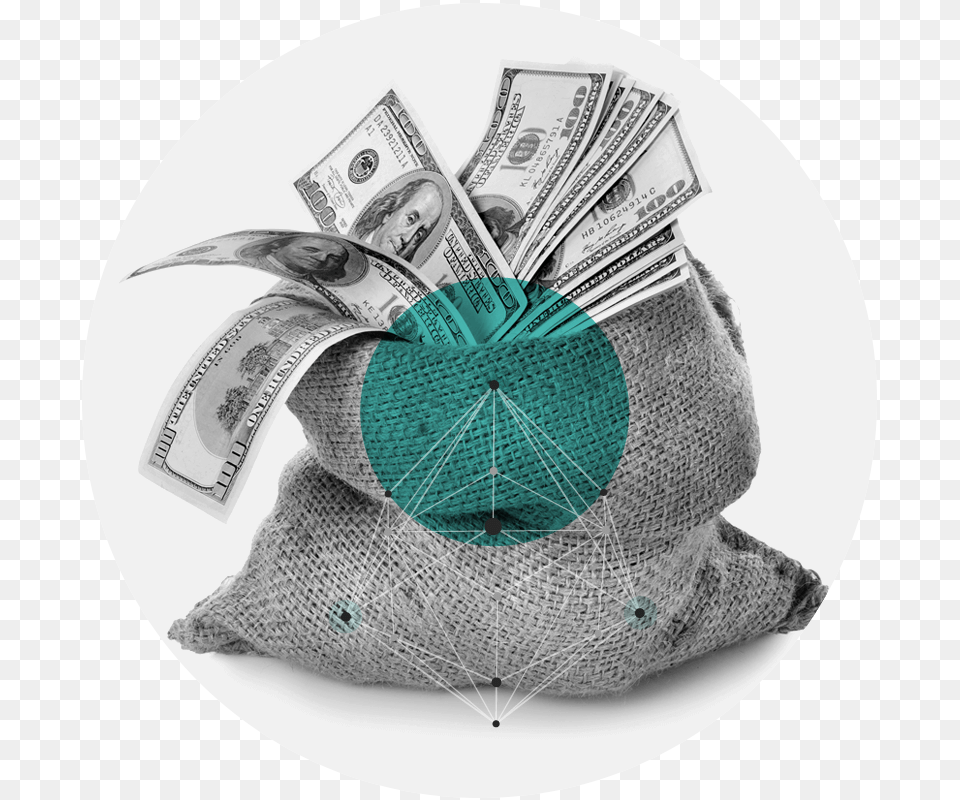 Money Images With No Background, Bag, Person, Face, Head Free Png Download