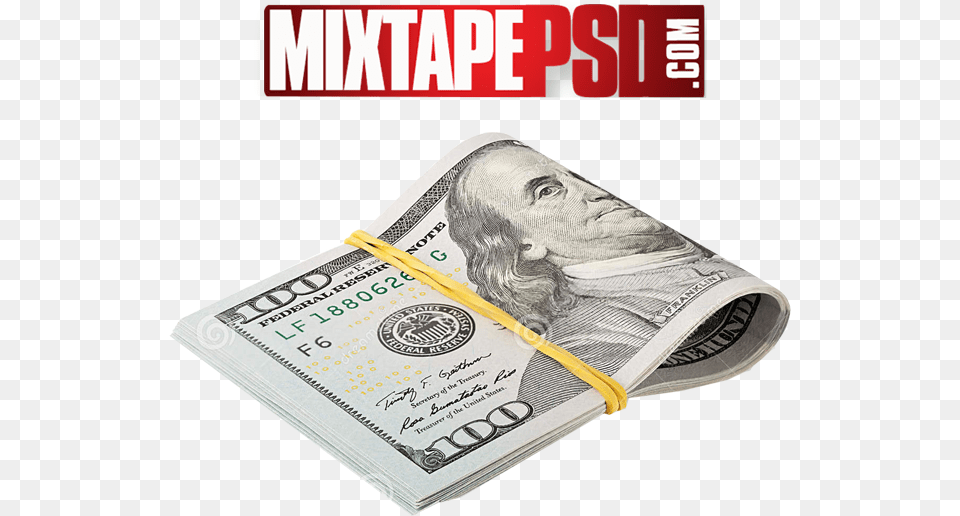 Money In Rubberband Car Mixtape Psd, Person Free Transparent Png