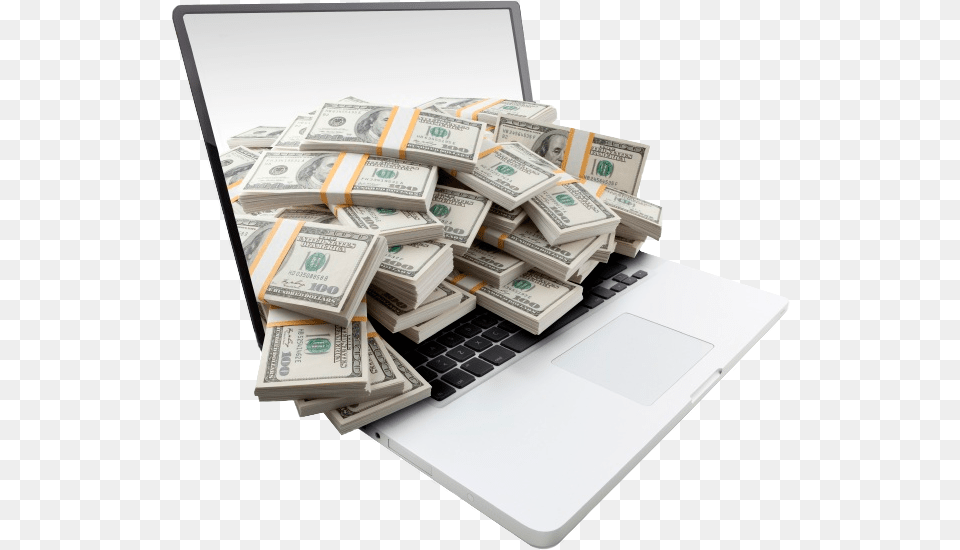 Money Laptop Market Shreeji Krupa Profit Money Laptop, Person, Computer, Electronics, Pc Free Transparent Png