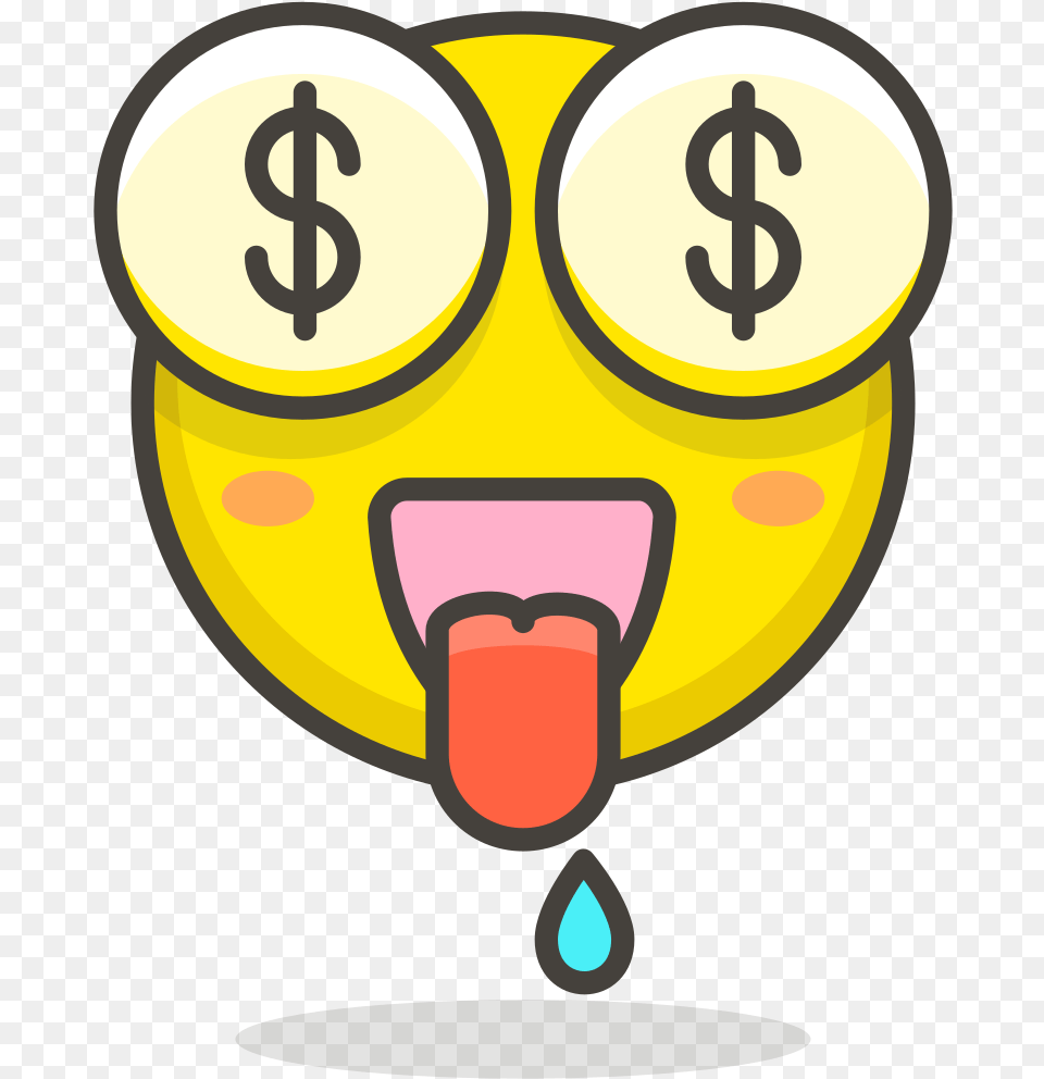 Money Mouth Face, Glass, Balloon, Text, Food Png