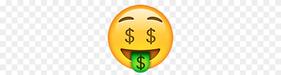 Money Mouth Face Emoji For Facebook Email Sms Id Emoji, Clothing, Hardhat, Helmet, Text Free Png