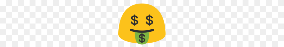 Money Mouth Face Emoji On Google Android, Helmet, Clothing, Hardhat, Hat Free Png