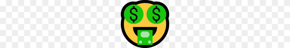 Money Mouth Face Emoji On Microsoft Windows Anniversary Update, Number, Symbol, Text, Disk Png