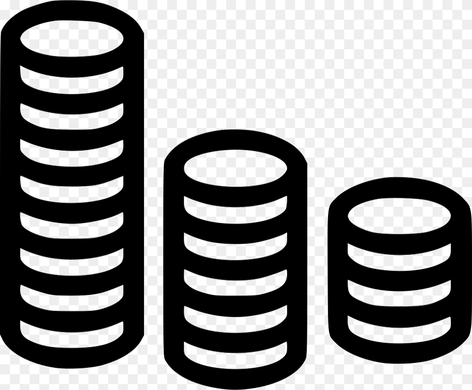 Money Payment Dollar Coins Chips Comments Poker Chips Icon, Coil, Spiral, Smoke Pipe Free Transparent Png