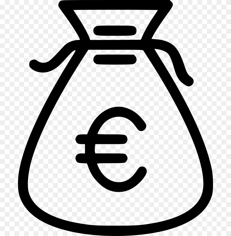 Money Payment Euro Bag Cash Icon Free Download, Jar, Stencil, Ammunition, Grenade Png Image
