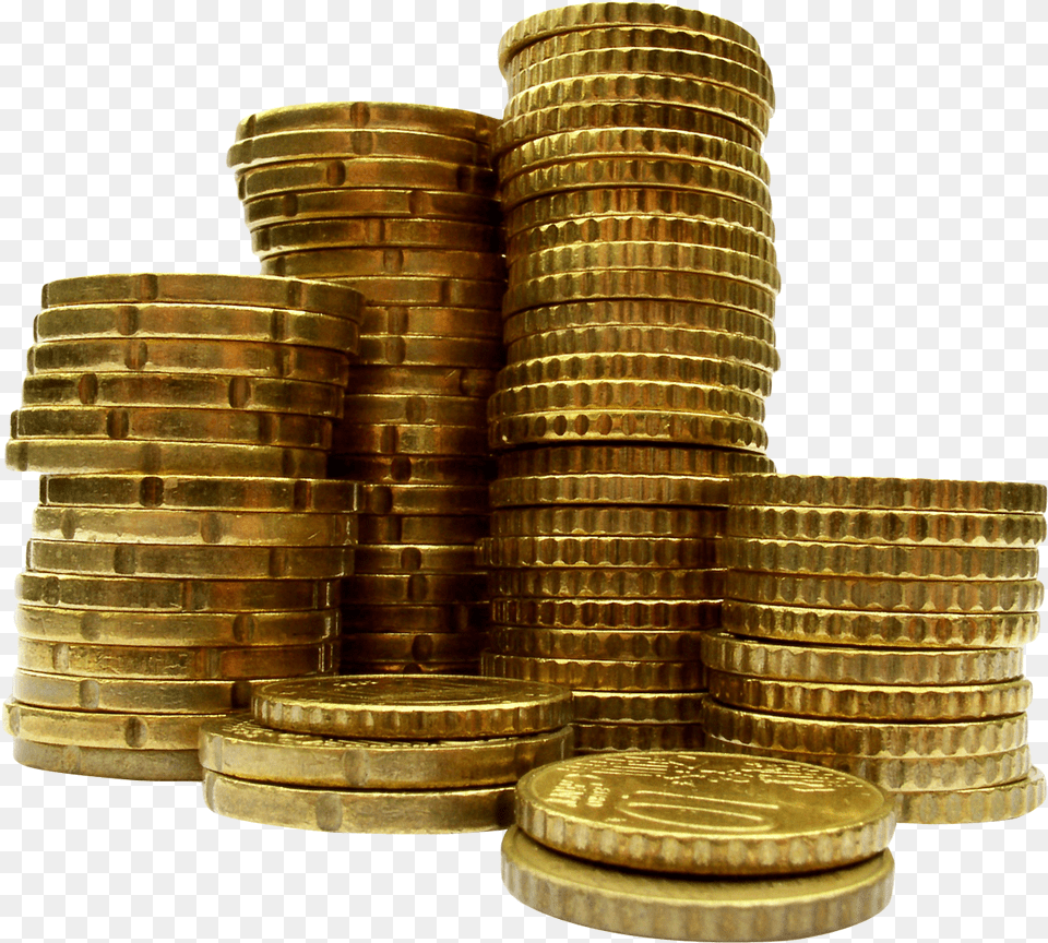 Money Pile Transparent Stack Of Gold Coins, Treasure, Coin Png