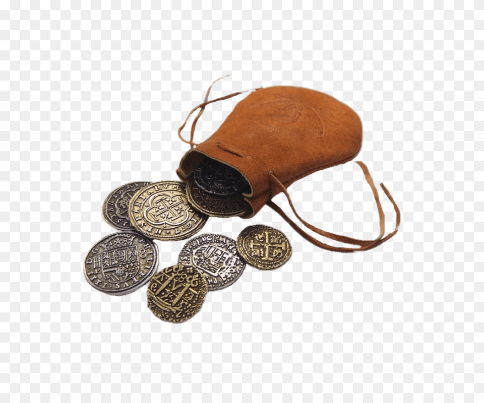 Money Pouch And Coins Free Transparent Png