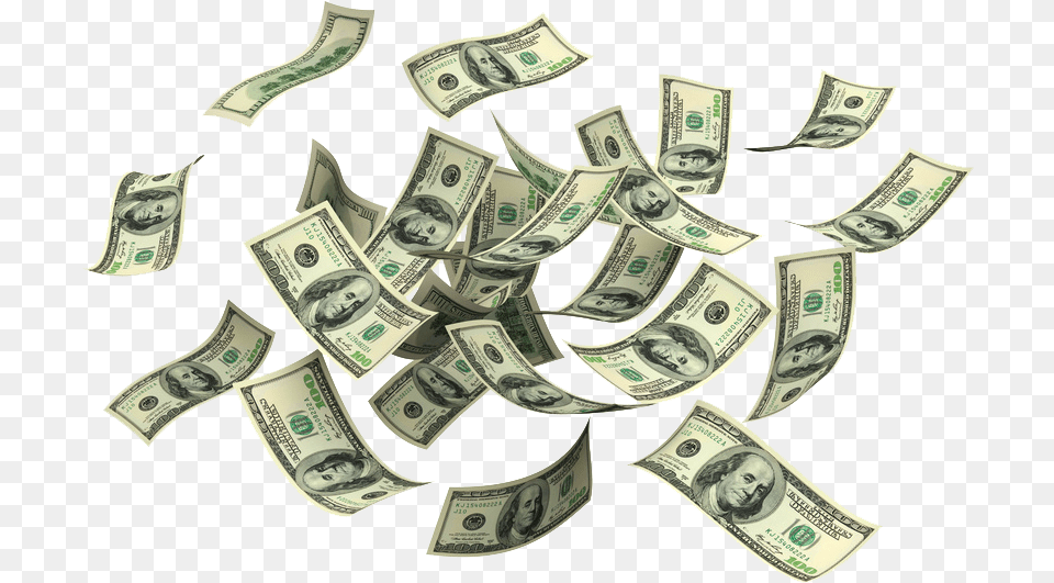 Money Rain Transparent Background, Dollar, Person Free Png Download