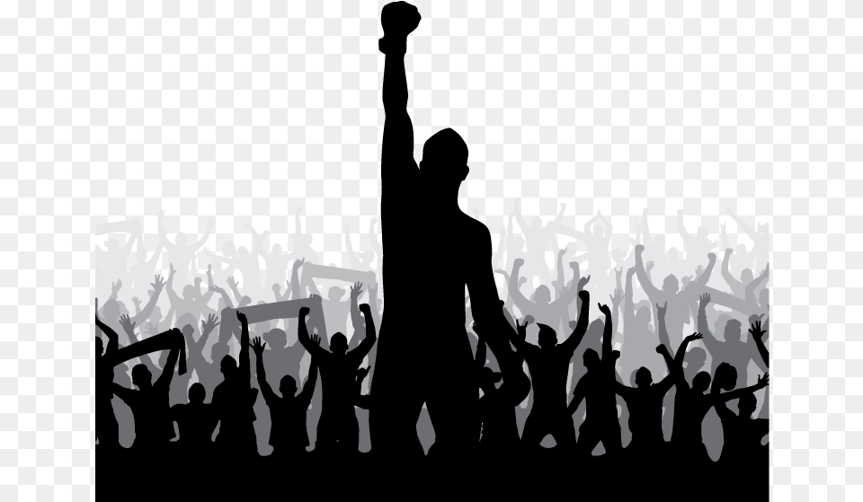 Money Round Boxing Crowd, Person, People, Concert, Silhouette Png