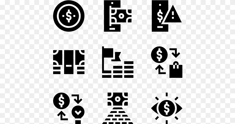 Money Science Icon Vector, Gray Free Transparent Png