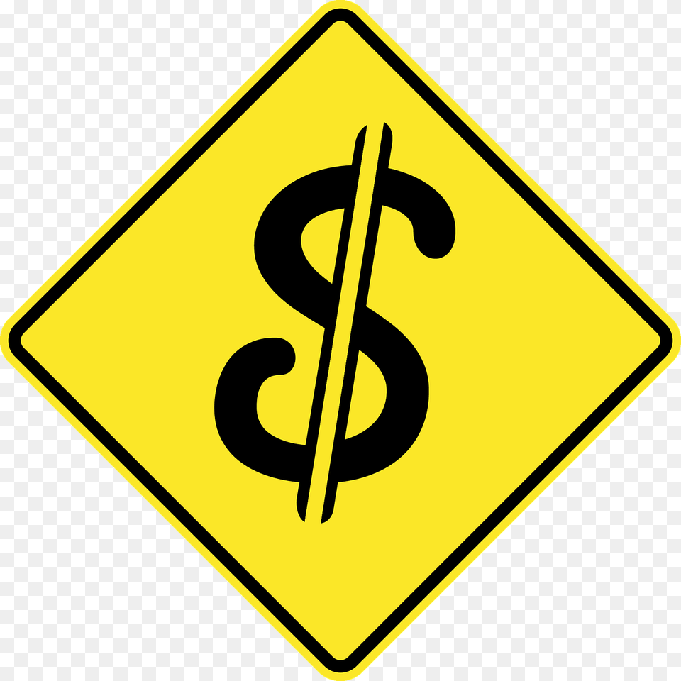 Money Sign, Symbol, Road Sign Png Image