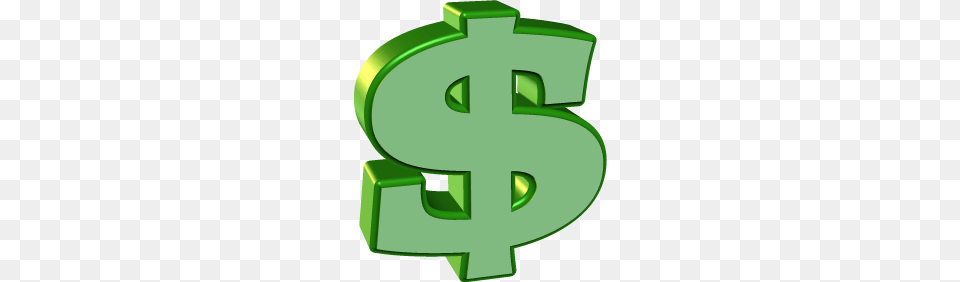 Money Sign Clipart, Green, Symbol, Text, Recycling Symbol Free Transparent Png
