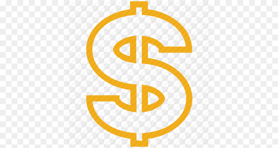 Money Sign Clipart Dollar Sign Clip Art Money Yellow, Electronics, Hardware, Symbol, Gate Free Transparent Png