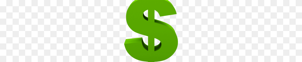 Money Sign Image, Green, Symbol, Text, Number Free Transparent Png