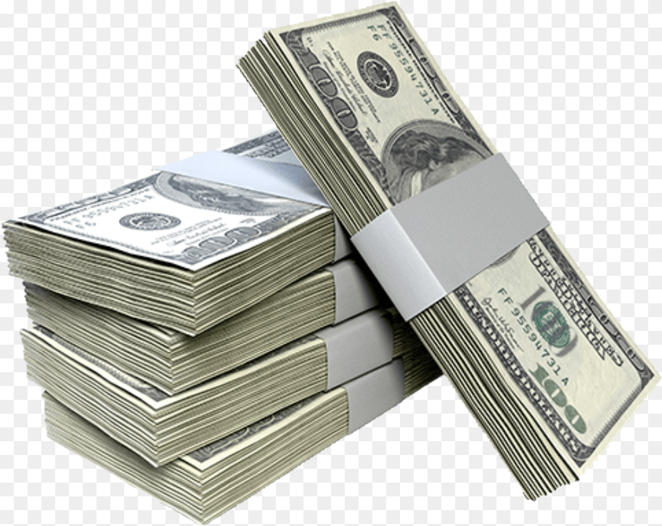 Money Stack 2 Stack Of Cash, Dollar Free Transparent Png
