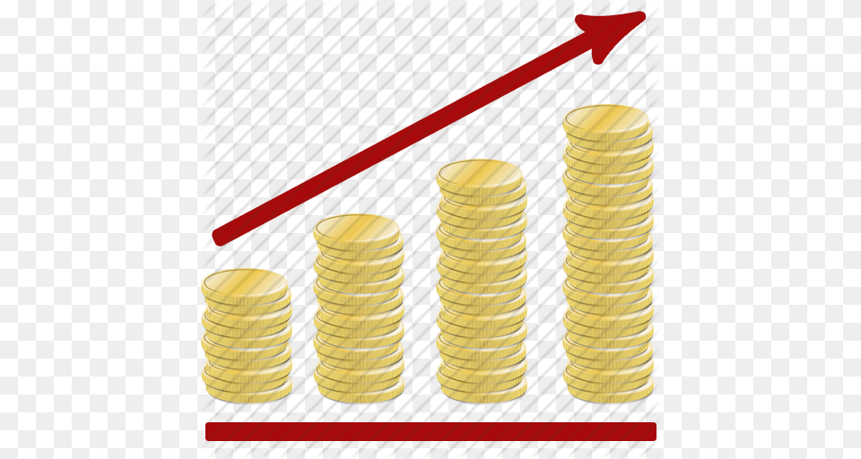 Money Stack, Coil, Spiral, Coin Png Image