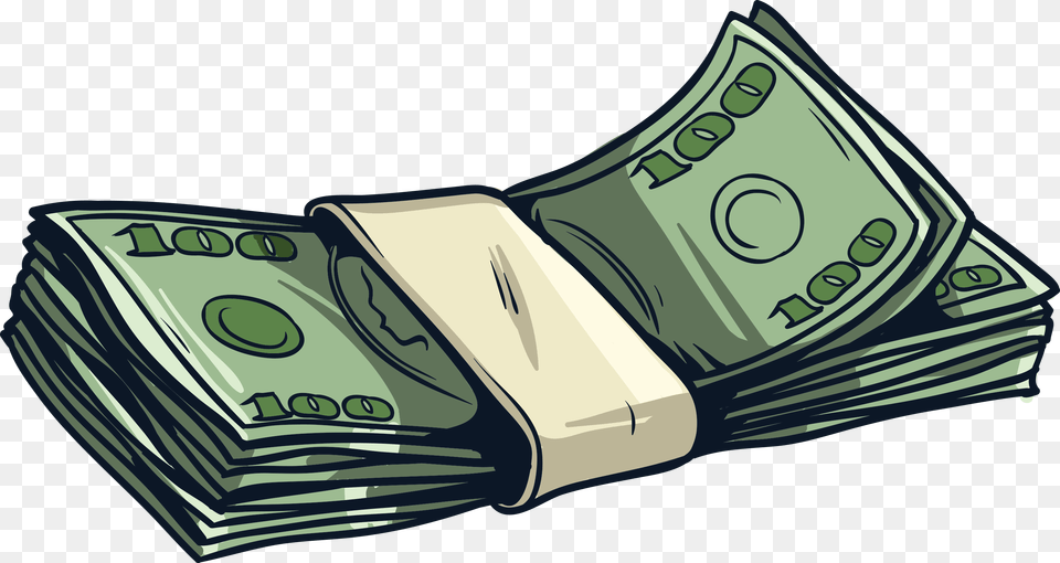 Money Stack Vector Cartoon Transparent Money, Adult, Male, Man, Person Free Png Download