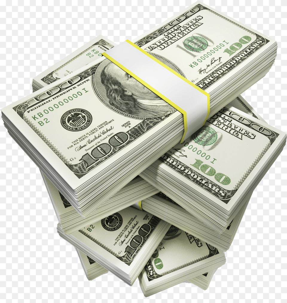 Money Stacks, Dollar, Adult, Female, Person Free Transparent Png