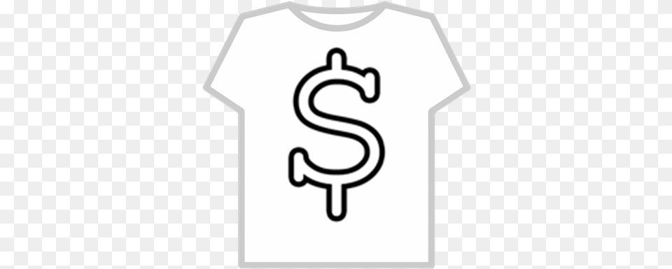 Money Symbol Roblox Scared Roblox Noob Face, Clothing, T-shirt, Ammunition, Grenade Png Image