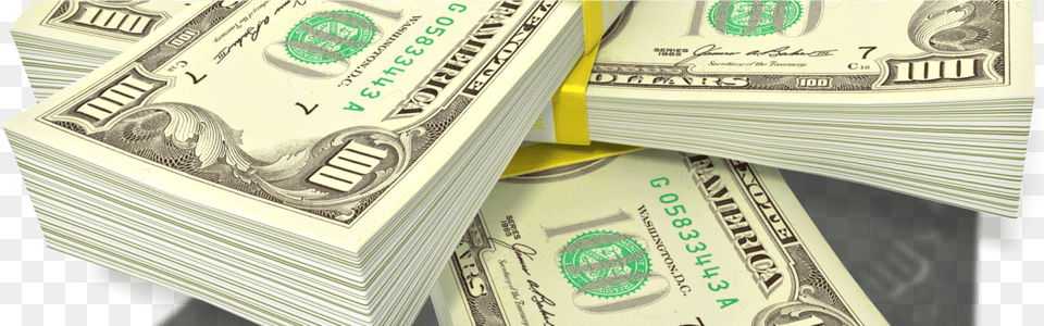 Money Three Stack Racks Of Money Transparent, Dollar Free Png