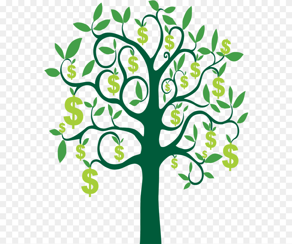 Money Tree Drawing Of A Peach Tree, Art, Floral Design, Graphics, Pattern Free Png Download