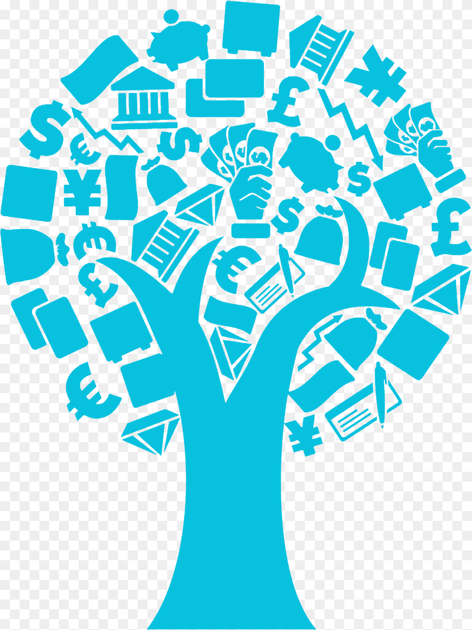 Money Tree Finance Tree, Art, Graphics, Person Png