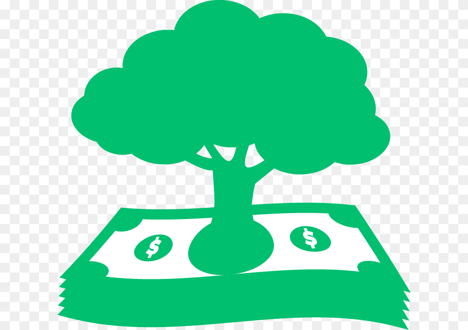 Money Tree Icon, Green, Plant, Potted Plant, Food Png