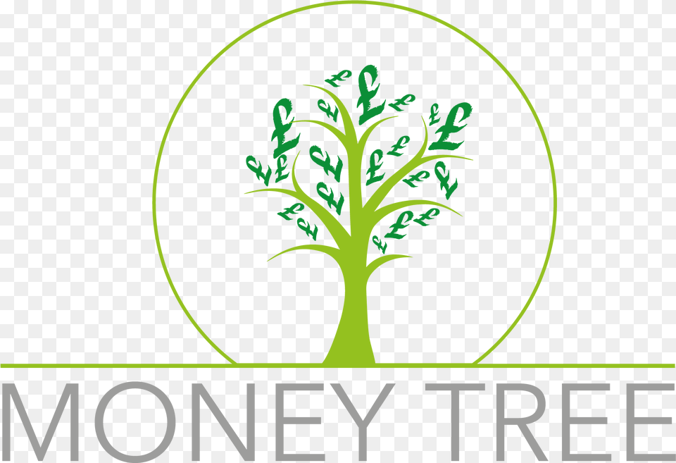 Money Tree Limited Logo Money Tree, Green, Leaf, Plant, Pattern Png Image