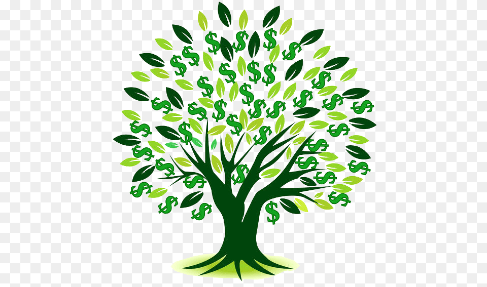 Money Tree Transparent Background Clipart Transparent Money Tree, Green, Plant, Art, Leaf Png