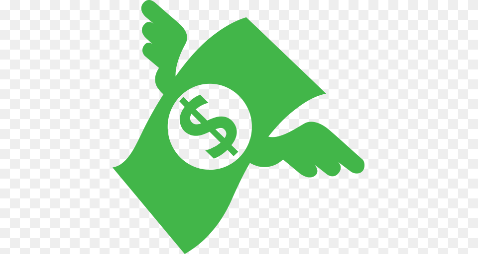 Money With Wings Emoji For Facebook Email Sms Id, Baby, Person, Symbol, Recycling Symbol Free Transparent Png
