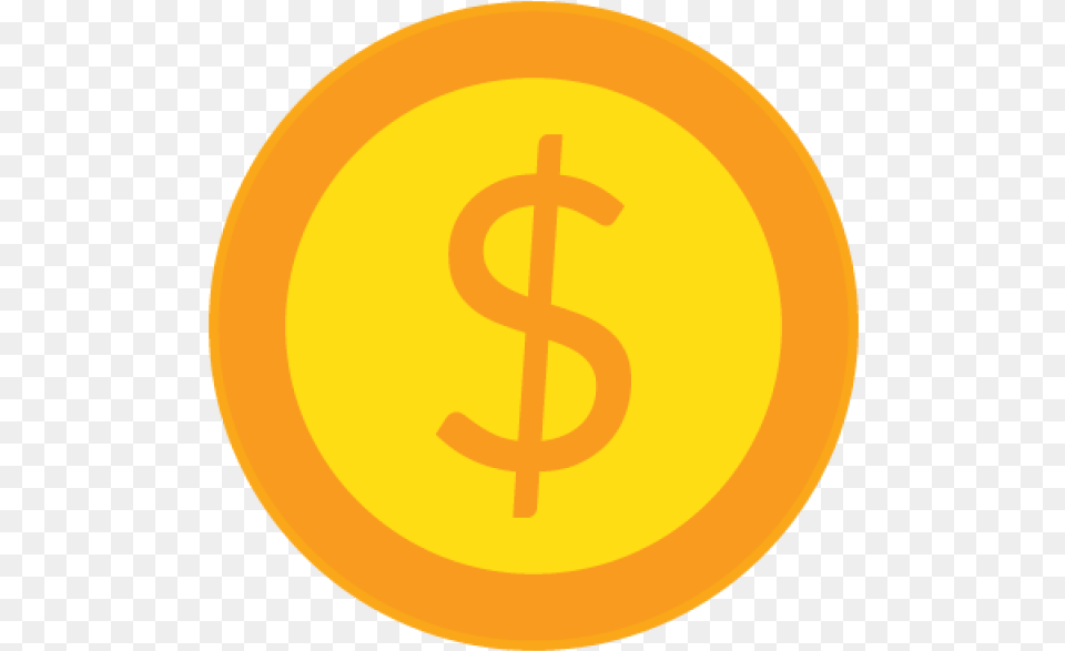Money Yellow Circle, Symbol, Text, Logo, Disk Free Png Download