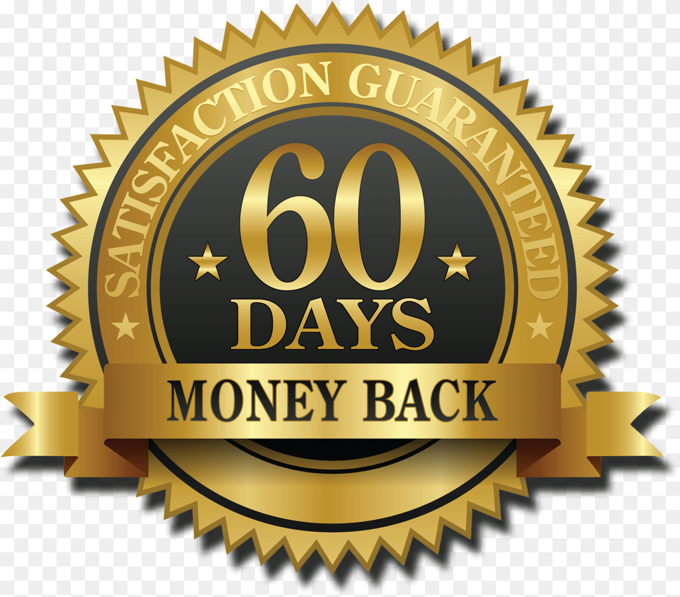 Moneyback Image Money Back Guarantee, Badge, Logo, Symbol, Gold Free Png