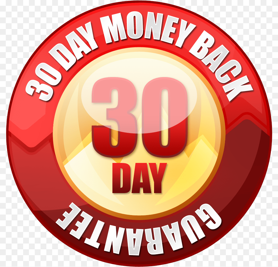 Moneyback Transparent Images Satisfaction 30 Days Money Back Guarantee, Logo, Food, Ketchup, Badge Png
