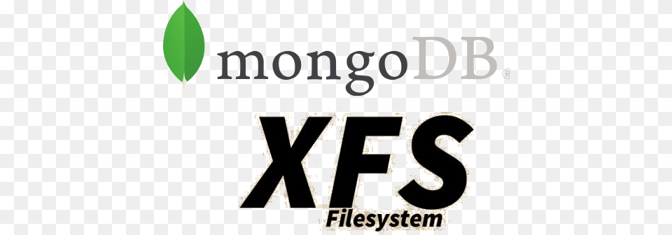 Mongodb On Xfs For Superior Performance Mongodb Atlas, Leaf, Plant, Logo, Text Free Png Download
