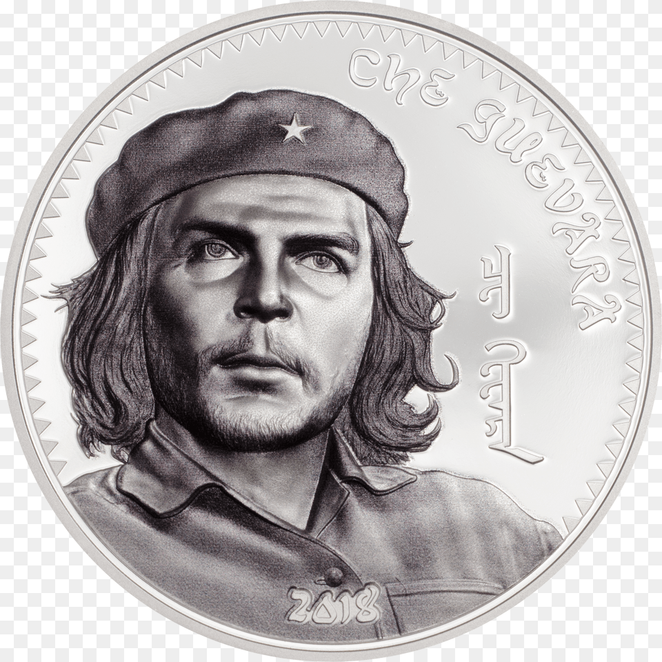 Mongolia 2018 1000 Togrog Che Guevara Che Guevara Relief Portrait Png Image